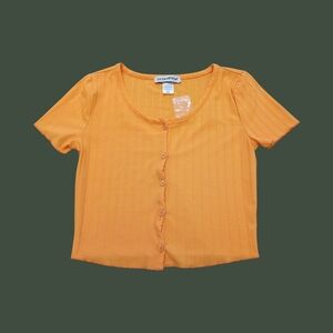 Cotton Emporium Crop Top in Orange!